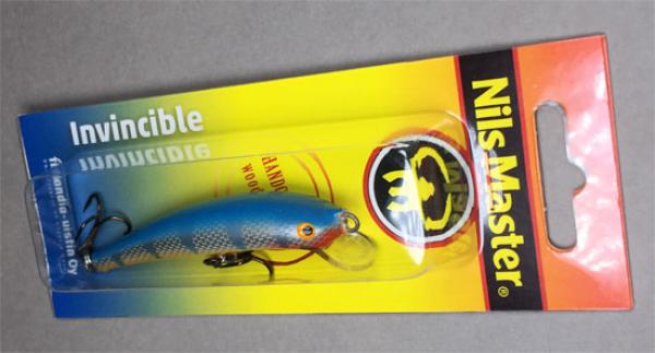 Nils Master INVINCIBLE Floating Wobbler, Größe: 8 cm, Farbe: 066 Blue Fish, Gewicht: 8 Gramm